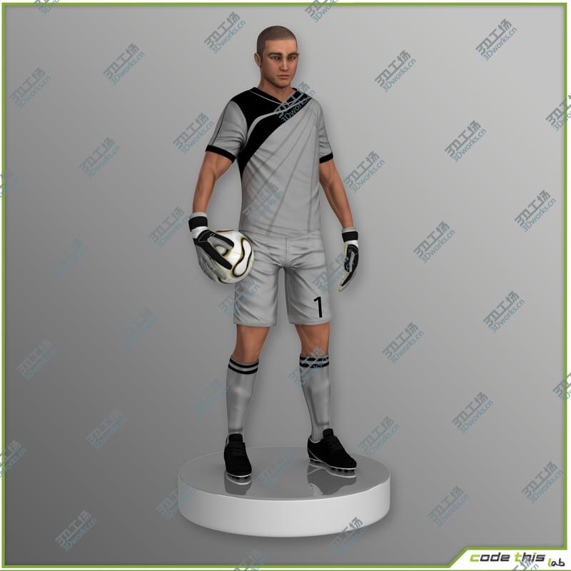 images/goods_img/20210114/White Soccer Player and White Soccer Goalkeeper CG/3.jpg